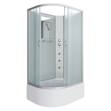 Душевая кабина Niagara Classic NG-2310-14RBKG (120х80х200) высокий поддон(40см),стекло матовое,4 места