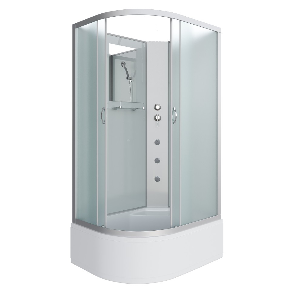 Душевая кабина Niagara Classic NG-2310-14RBKG (120х80х200) высокий поддон(40см),стекло матовое,4 места
