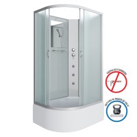 Душевая кабина Niagara Classic NG-2310-14RBKG (120х80х200) высокий поддон(40см),стекло матовое,4 места
