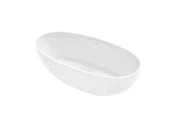 Ванна Солид Серфейс (Solid Surface) Vincea VBT-4S06-1800MW, 1800*800*560, белый матовый, щелевой перелив
