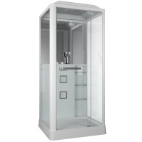 Душевая кабина Grossman Alba GR126 (90x100x225) дверь распашная,3 места