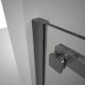 Душевой угол Veconi Rovigo RV-075GR, 1400х800х2000 графит брашинг, стекло прозрачное