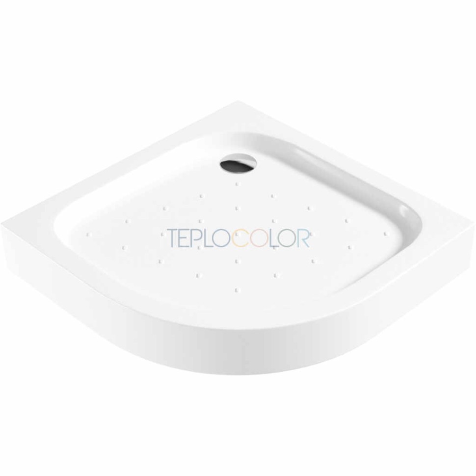 Акриловый душевой поддон, полукруглый, 80 cm