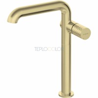 Смеситель для раковины, высокий , с прямоугольным изливом