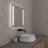 Зеркало LARA (600*800*45) LED с сенсорным выключателем и гравировкой