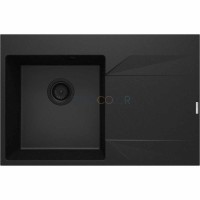 Гранитная мойка, 1-чаша с осушкой - правый