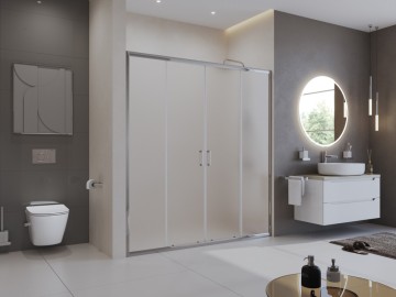 Душевая дверь BelBagno UNO-195-BF-2-180-P-Cr