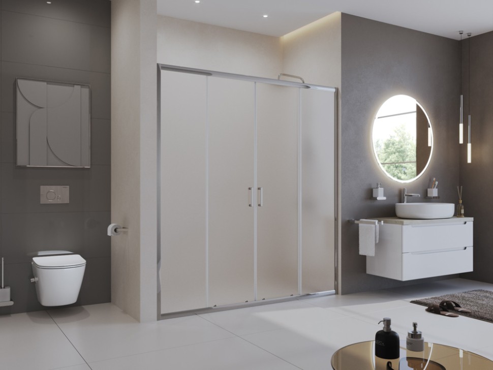 Душевая дверь BelBagno UNO-195-BF-2-180-P-Cr