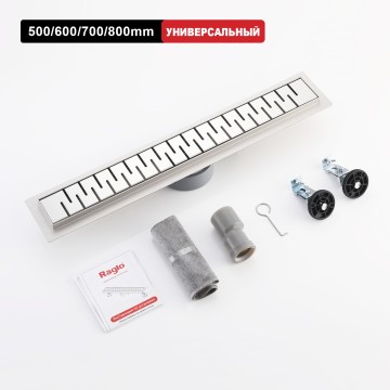 Трап для душа 70*800мм(поворот.сифон 360°) R651.80.05