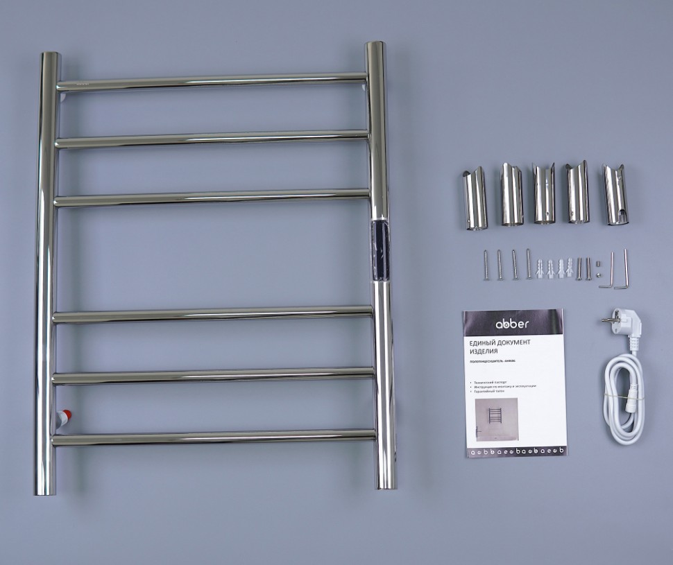 Полотенцесушитель электрический ABBER Standard AH4606 хром