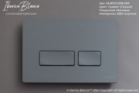 Кнопка смыва IBERICA BLANCA ESTI-R ABS-пластик, серый матовый (IB.B021.008.000)
