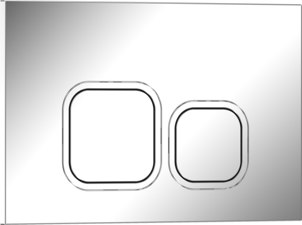 Комплект 2в1 IBERICA BLANCA инсталляция SILENCIO MINI, кнопка смыва ESTI-Q хром глянцевый (IB.001M.833)