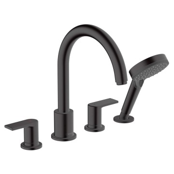 Смеситель Hansgrohe Vernis Shape на борт ванны 71459670 черный