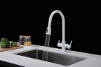 Смеситель для кухни Lange, белый матовый, La214212-431(WH), Paulmark