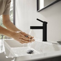 Смеситель для раковин Hansgrohe Finoris черный (76020670)