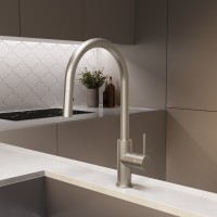 Смеситель для кухни City VKF-2C1BN, брашированный никель