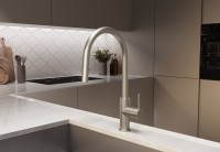 Смеситель для кухни City VKF-2C1BN, брашированный никель