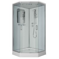 Душевая кабина Niagara Premium NG-6001-01D (90х90х220) низкий поддон(16 см),стекло прозрачное,4 места