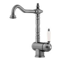 Смеситель для кухни Omoikiri Kyoto-SI латунь/античное серебро