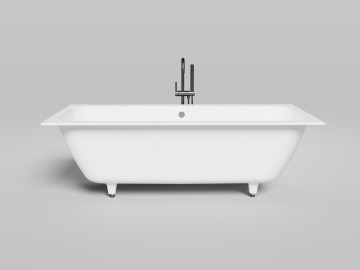 Ванна встраиваемая ORLANDA AXIS 180x80 S-Sense Глянцевое