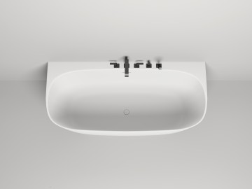 Ванна пристенная SOFIA WALL 180x85 покраска по RAL полностью S-Sense Глянцевое