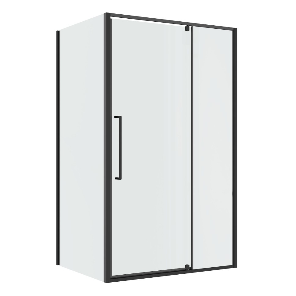 Душевое ограждение Niagara Nova NG-35-12AGR-A100GR-34 (120х100х195) прямоугольник,распашная,графит,стекло прозрачное,2 места