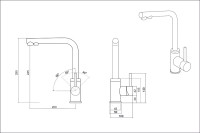 Смеситель EMAR ЕСВ 7015 ЕСВ 7015 Black