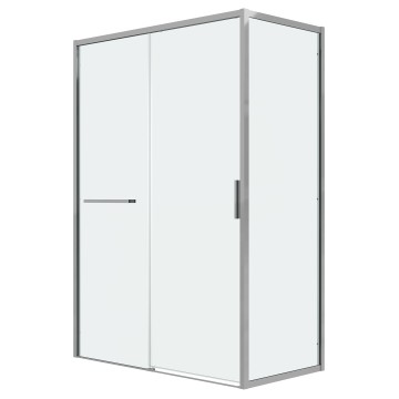 Боковая стенка Grossman Style 200.K33.05.90.10.00 (90х195) хром,стекло прозрачное, 1 место
