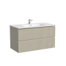 Тумба подвесная SANCOS Snob R 890х445х500, c двумя ящиками оснащенными доводчиками, Beige Soft , арт.SNR90CE