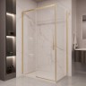 Душевой уголок Стелла (Stella) VSR-1ST1016CLG, 1600*1000, брашированное золото, стекло прозрачное