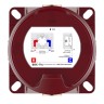 AQM8405MB Набор для комплектации душа с термостатом и регулировкой напора, черный матовый