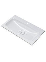 Раковина для ванной Uperwood Smile 80 см, белая глянцевая