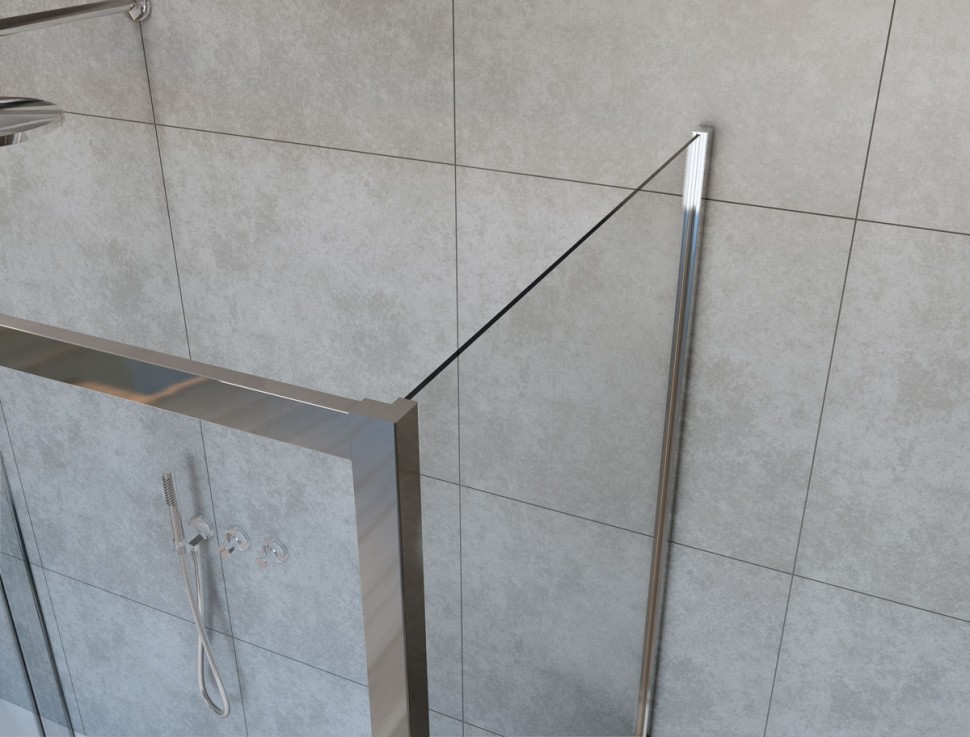 Душевой уголок Garda VSR-1G21018CL, 1800*1000, хром, стекло прозрачное