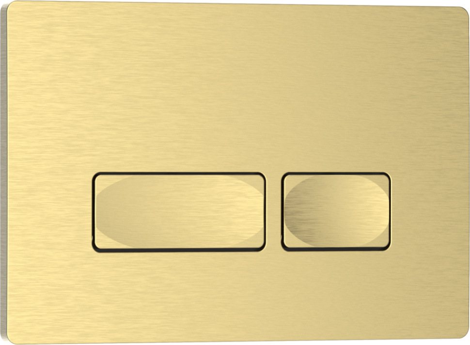 Кнопка смыва IBERICA BLANCA ESTI-R ABS-пластик, золото матовое (IB.B021.005.000)
