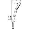 Ручной душ Hansgrohe Raindance Select, с держателем, цвет: хром 26721000