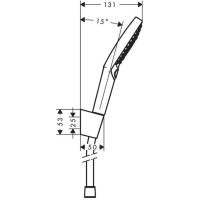 Ручной душ Hansgrohe Raindance Select, с держателем, цвет: хром 26721000