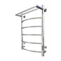 Полотенцесушитель электрический Оттимо Рикурва 1350080CHR5EP 50*80 диммер R, хром, с полкой