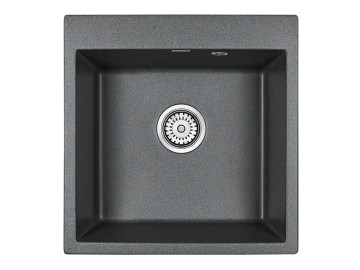 Мойка KANTE 50, IT-GRANIT, PM105152-DG, графит, 510х520, Paulmark