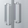 Дверь в нишу Ambassador Forsa 17021112AX (170х200) хром,стекло прозрачное,раздвижная,1 место