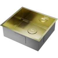 Кухонная мойка Omoikiri Kasen 49-16-INT-LG нерж. сталь/светлое золото