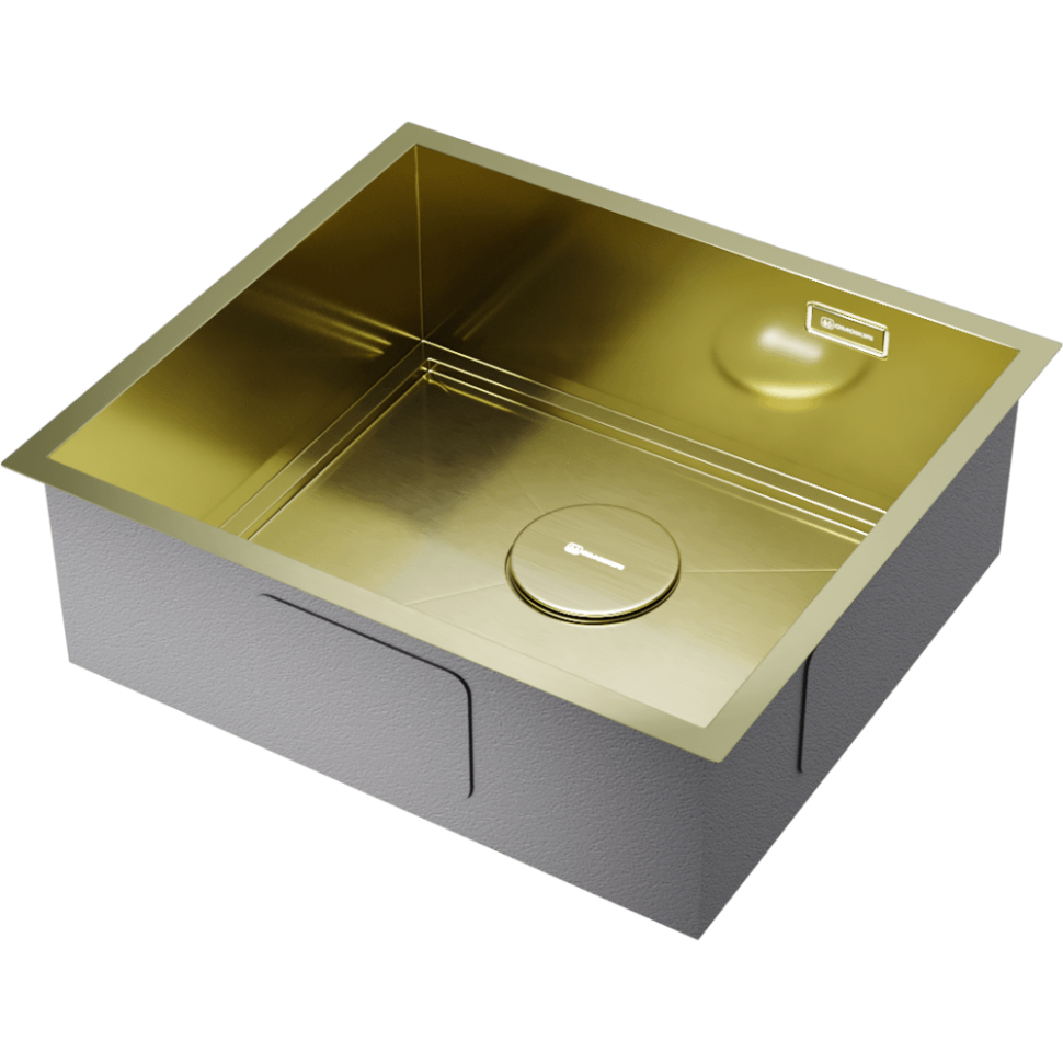 Кухонная мойка Omoikiri Kasen 49-16-INT-LG нерж. сталь/светлое золото