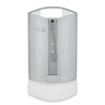Душевая кабина Niagara Eco E80/40/MT/BK (80х80х195) высокий поддон(40см),стекло матовое,4 места