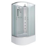 Душевая кабина Niagara Classic NG-2310-14RBKTG (120х80х210) высокий поддон(40см),стекло матовое,4 места