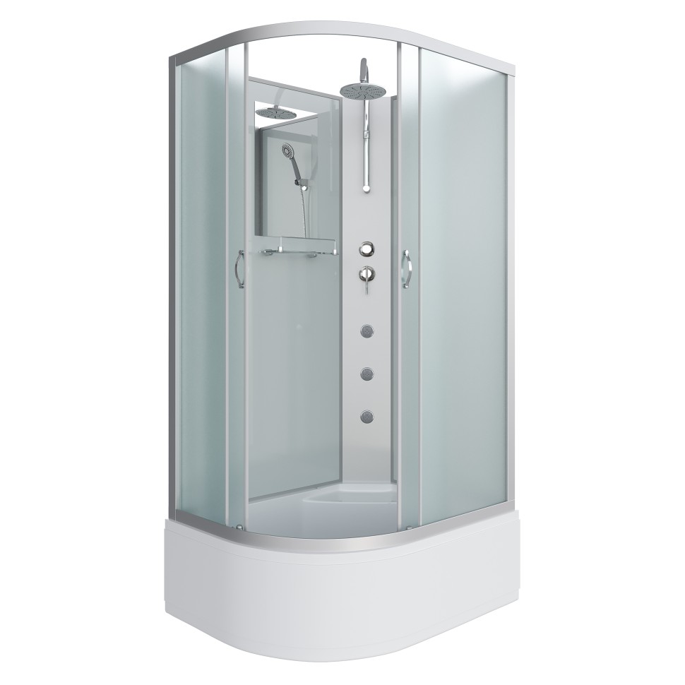 Душевая кабина Niagara Classic NG-2310-14RBKTG (120х80х210) высокий поддон(40см),стекло матовое,4 места