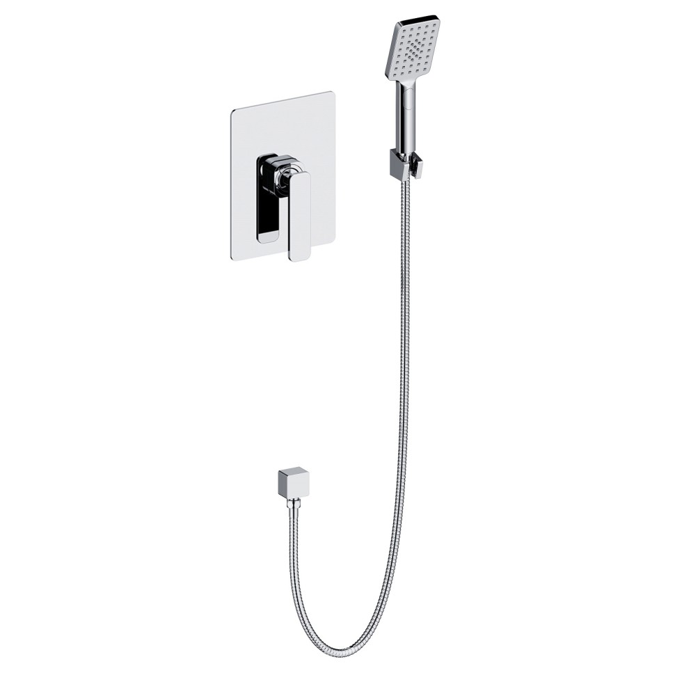 Смеситель встроенный для душевого угла Timo Torne 4369/00SM хром