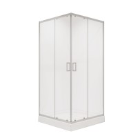 Душевое ограждение Niagara Nova NG-6688-08 (80х80х195) квадрат,хром,двери раздвижные,стекло прозрачное,1 место