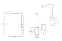 Смеситель OULIN OL-8073