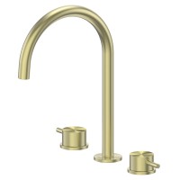 Смеситель ABBER Wasser Kreis 316 AF8108BG-M для раковины, брашированное светлое золото