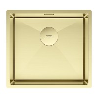 Мойка нерж. сталь NEXT 48 UNI, PM214844-LG, светлое золото, 480х440мм, Paulmark 1,2мм
