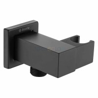 Кронштеин для подключения шланга, квадратные, с держателем для лейки